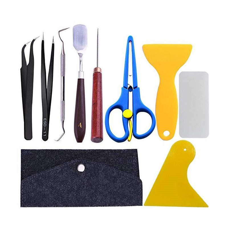 AA Print Supply, 10 PC Vinyl Tool Kit With Pouch