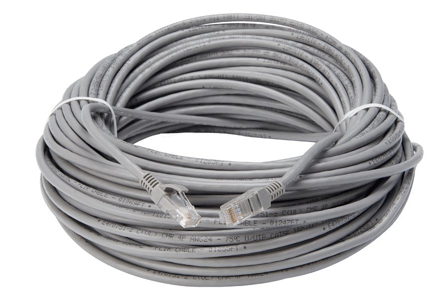 Lorex Discontinued, 100FT CAT5e Extension Cable, Fire Resistant and In-Wall Rated, CMR type (Riser)