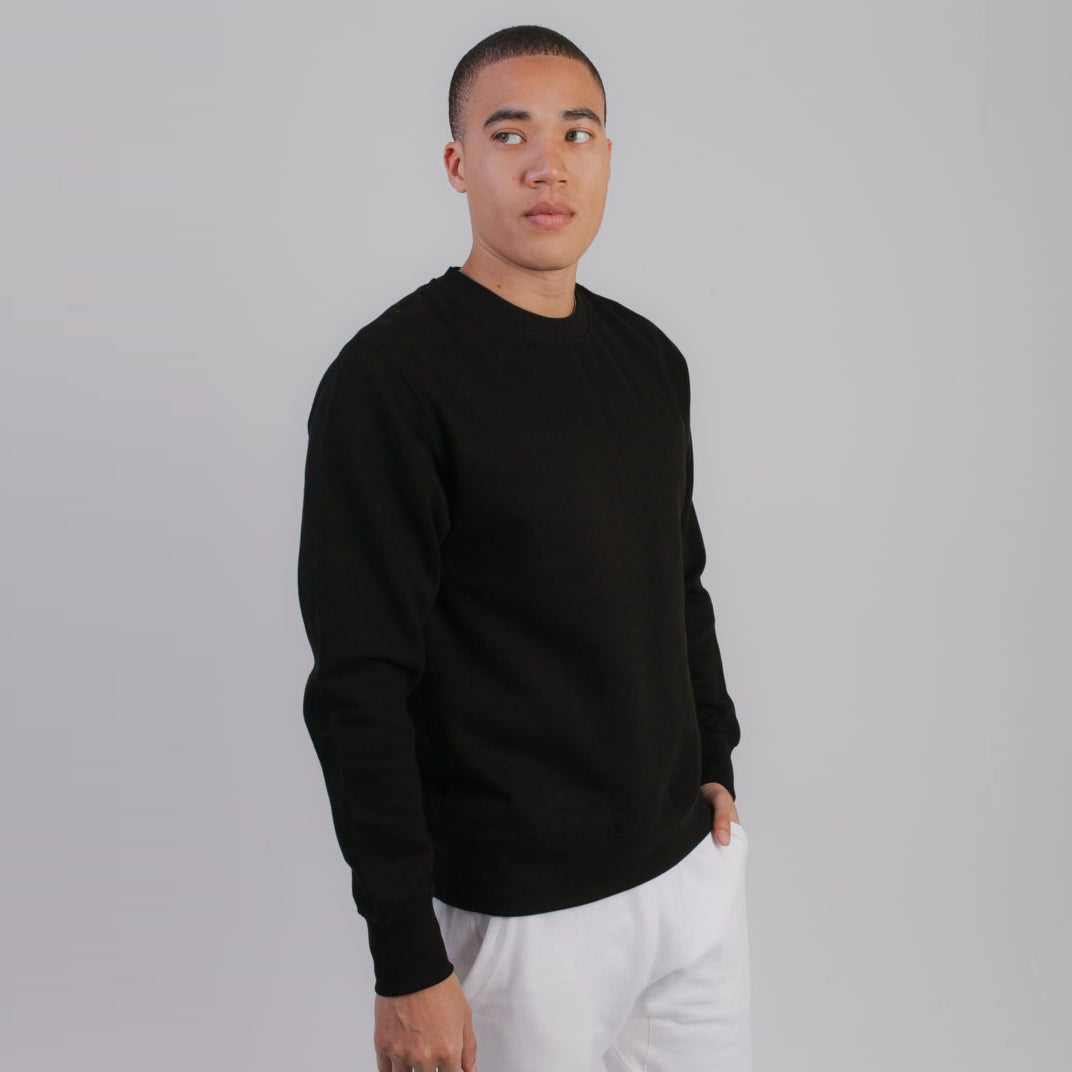 Smartex Apparel, 103 Adult Comfort Crew Sweatshirt - Black