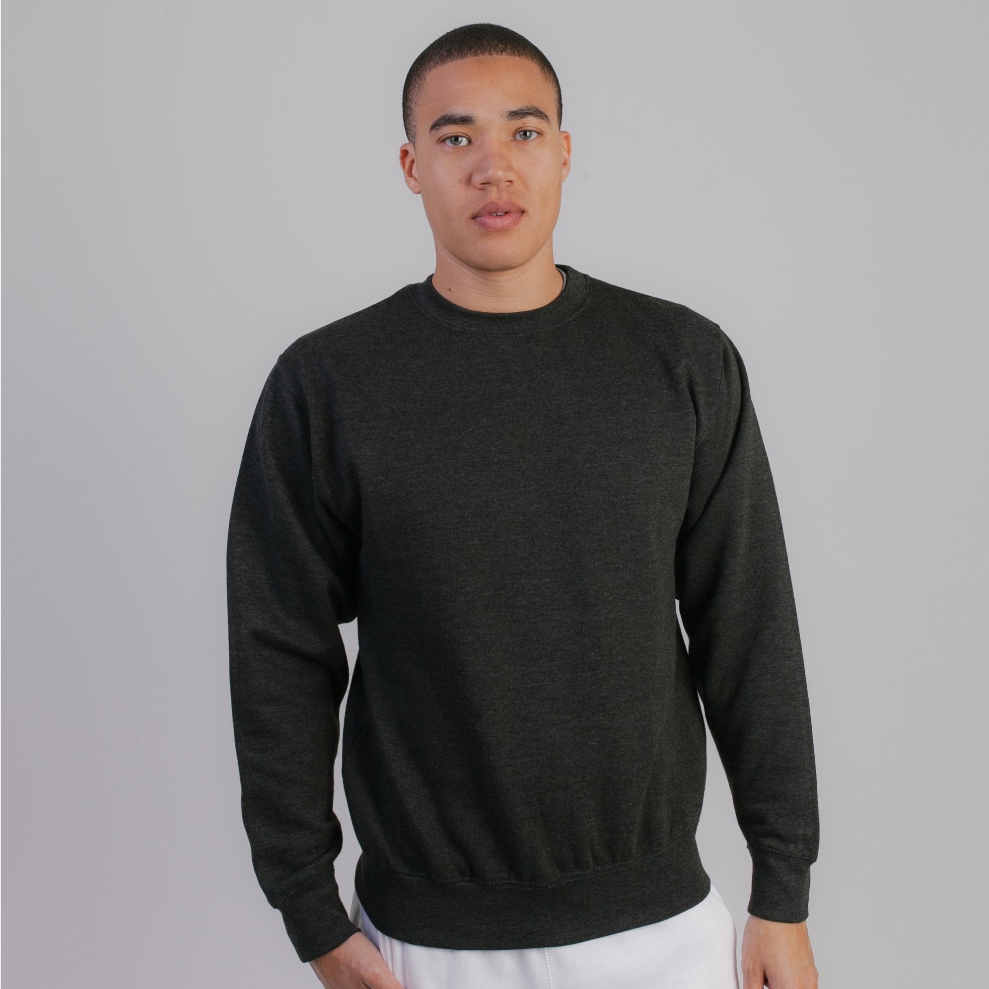 Smartex Apparel, 103 Adult Comfort Crew Sweatshirt - Charcoal