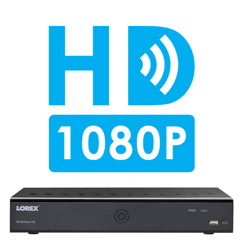 1080p HD wire-free security DVR