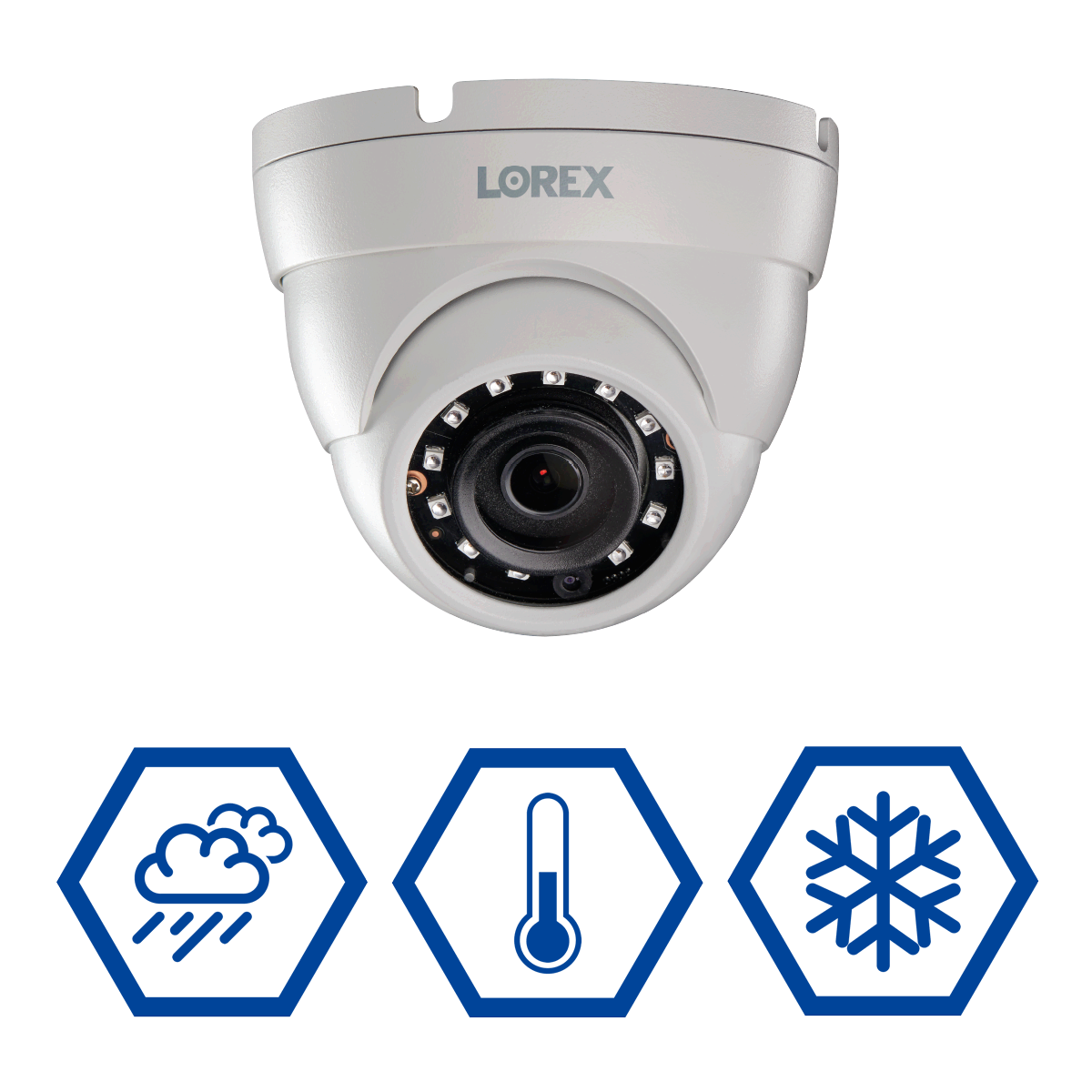 4K weatherproof security camera for year-round protection