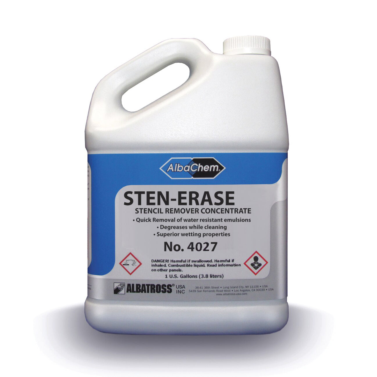 Albatross, AlbaChem 4027 Sten-Erase Stencil Remover