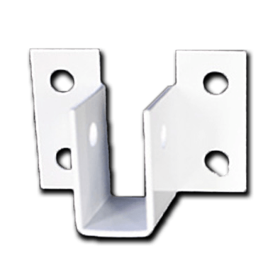 AA Print Supply, Aluminum Bracket Powder Coated White U-Style