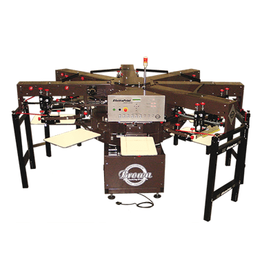 Brown, Brown ElectraPrint Junior Automatic Screen Printer