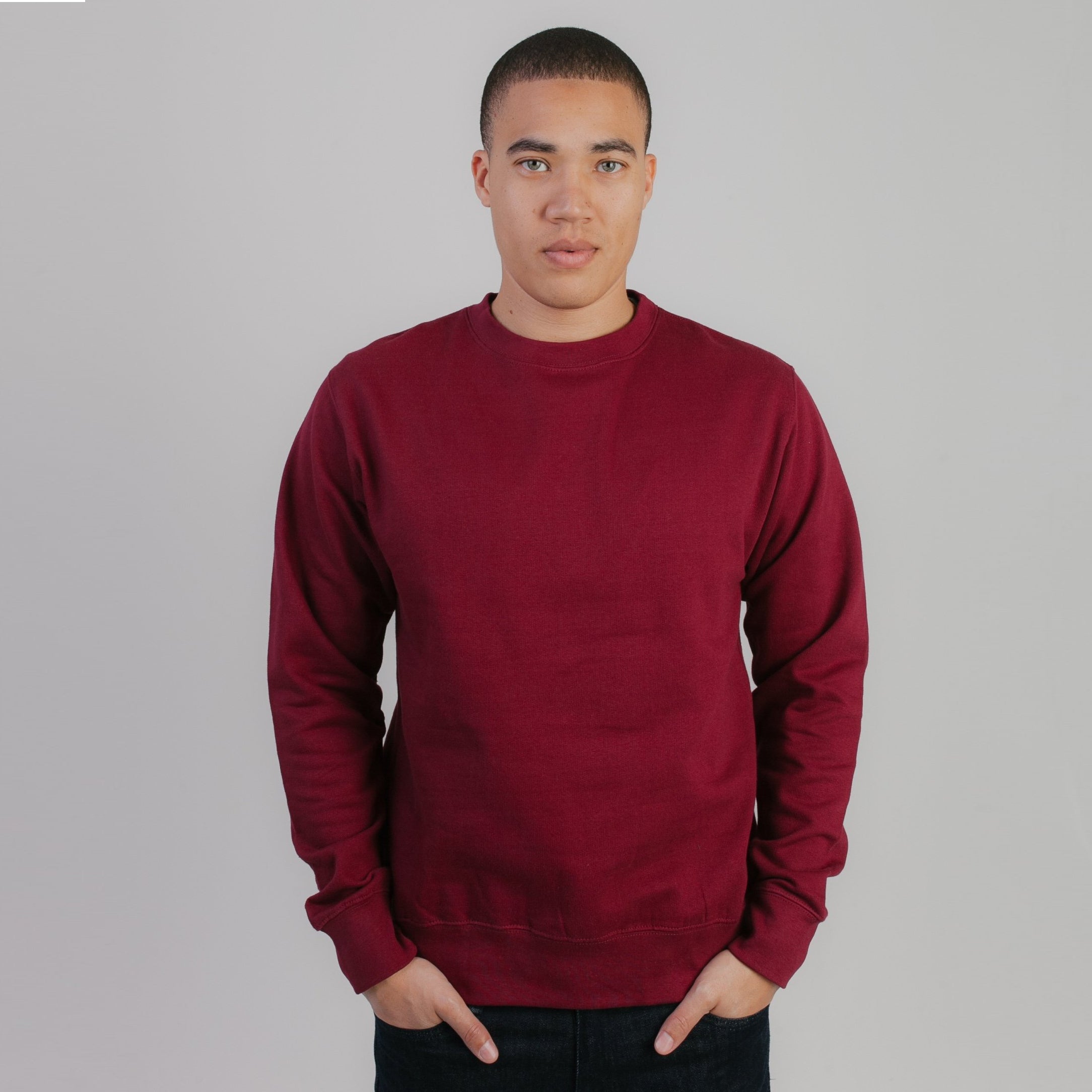 Smartex Apparel, Discontinued - 103 Adult Comfort Crew Sweatshirt - Burgundy