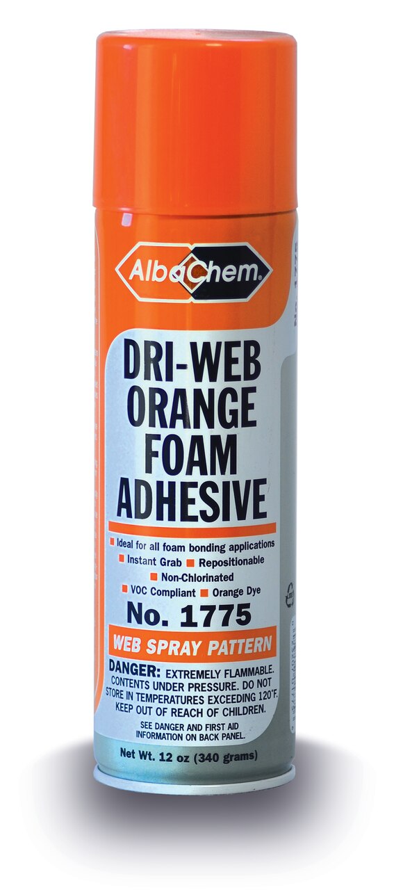 Albatross, Discontinued - AlbaChem 1775 Dri-Web Orange Foam Adhesive