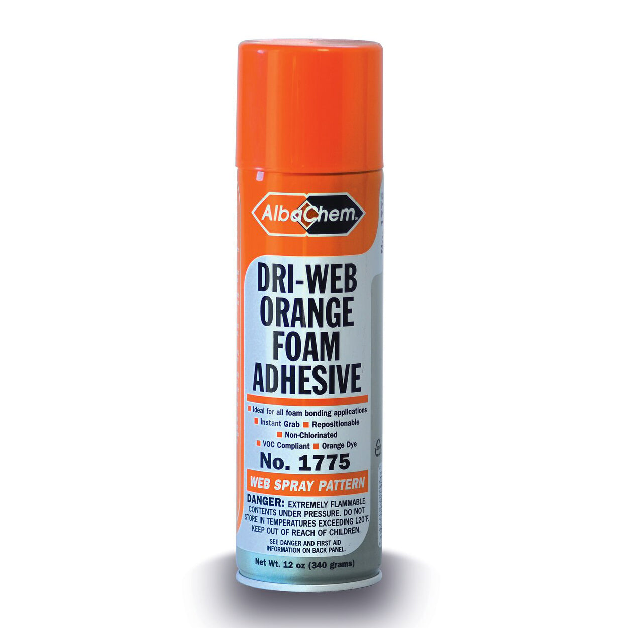 Albatross, Discontinued - AlbaChem 1775 Dri-Web Orange Foam Adhesive