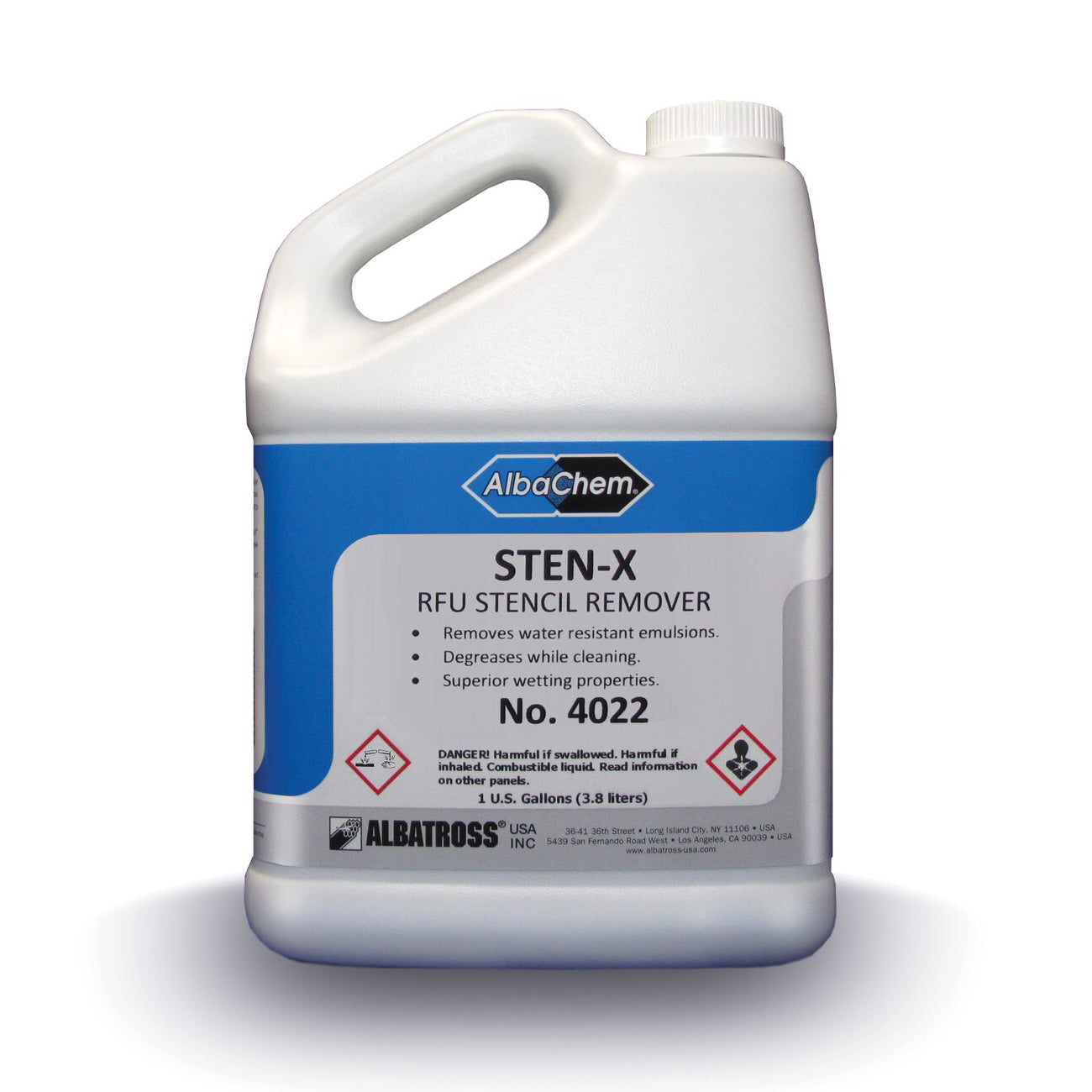 Albatross, Discontinued - AlbaChem 4022 Sten-X Ready to Use Stencil Remover