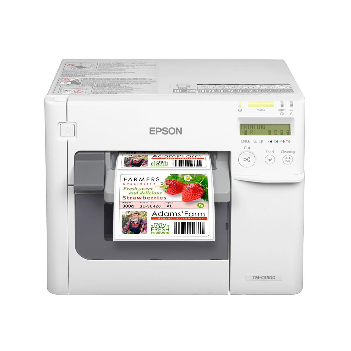 Epson, Discontinued - Epson ColorWorks TM-C3500 4 Inch Color Label Printer - DHCP