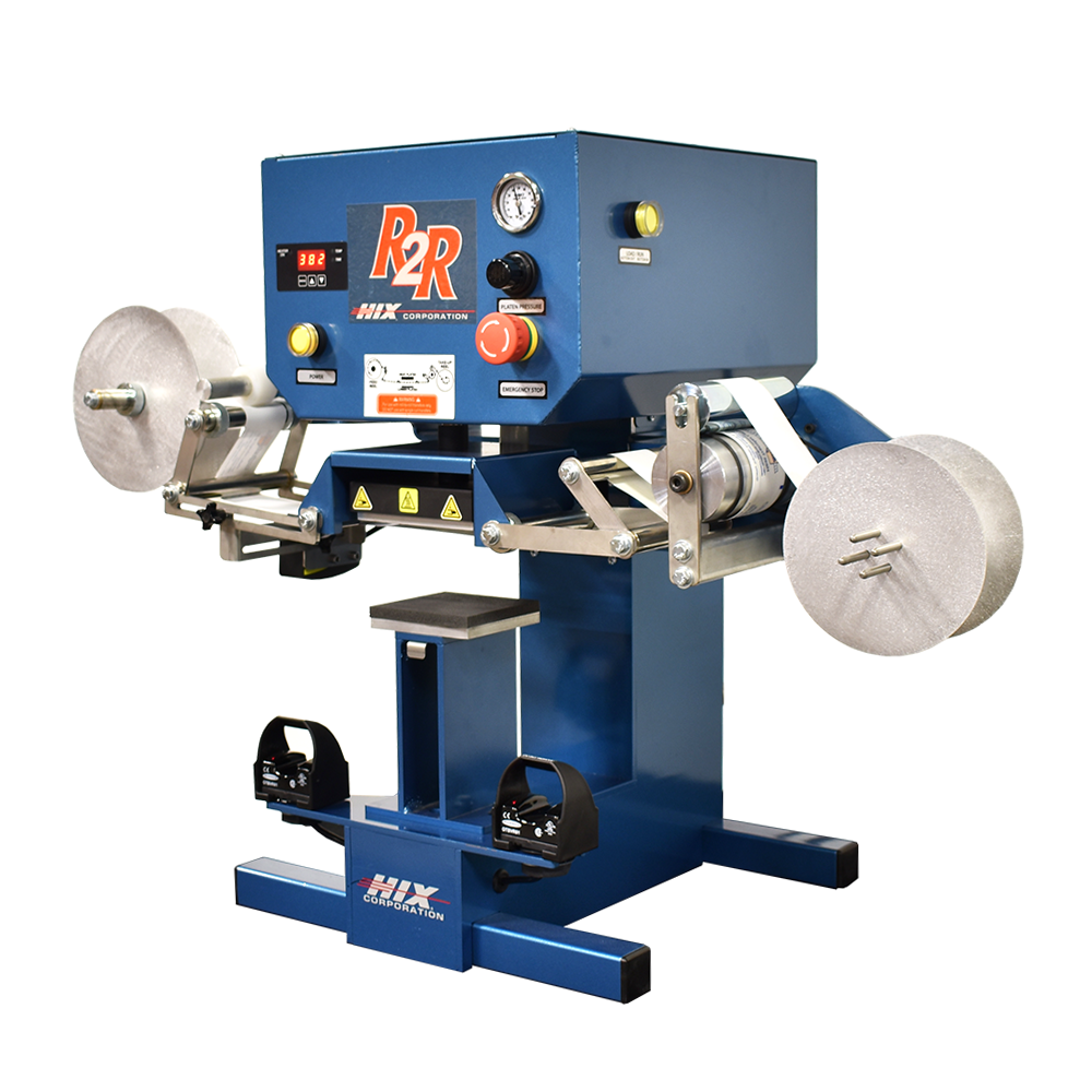 Hix, Discontinued - HIX R2R 45T Air Operated Roll-To-Roll Label Press