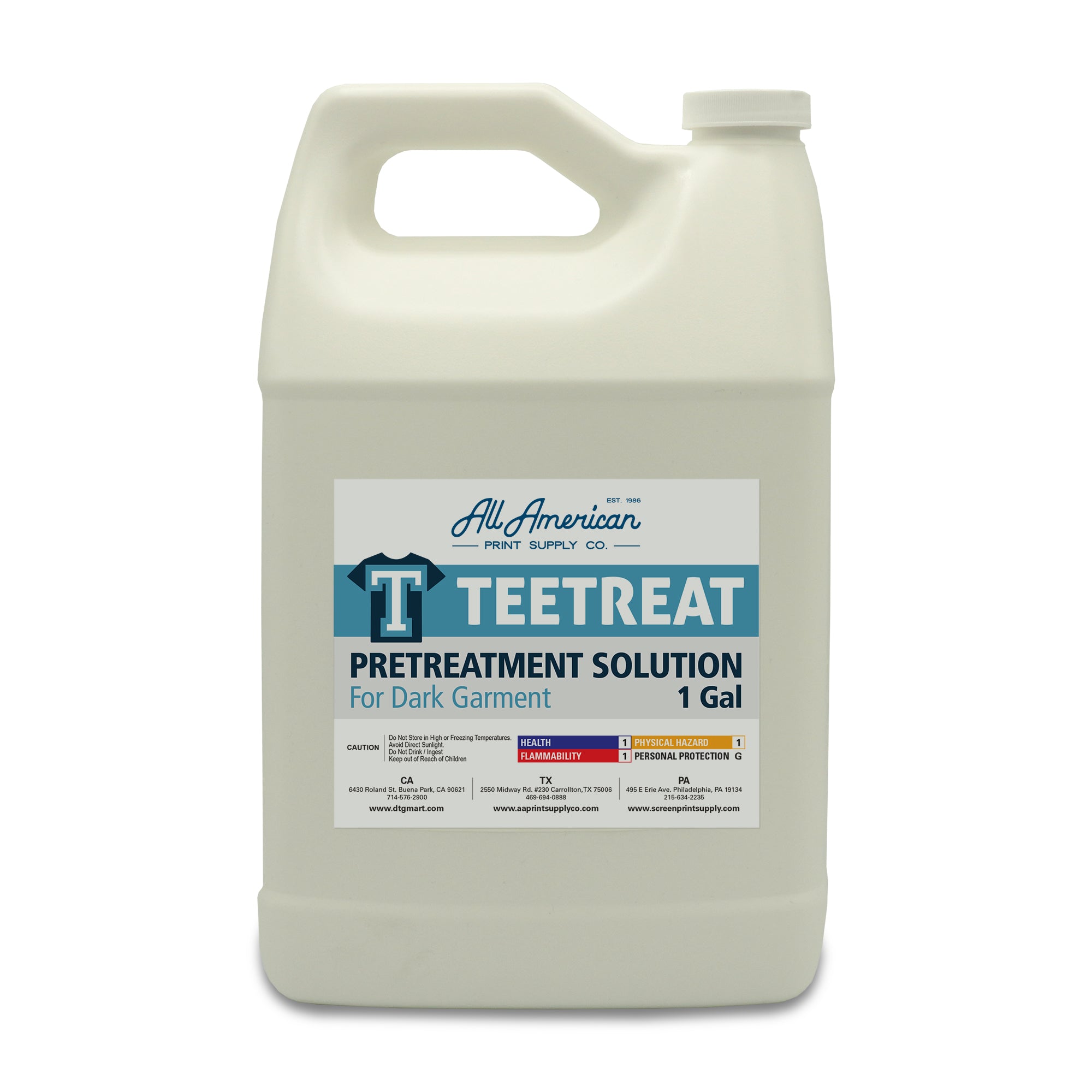 AA Print Supply, Discontinued - TeeTreat DTG Pretreatment Solution for Dark Garment