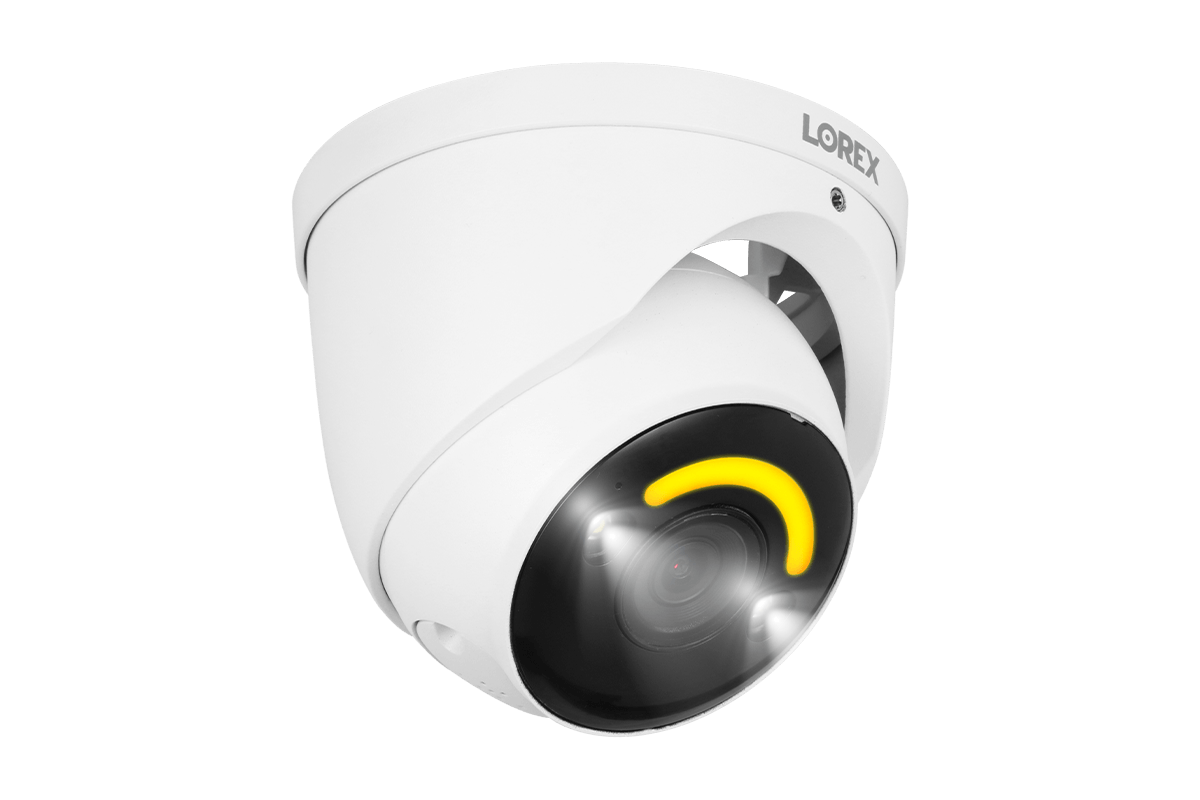 Lorex Discontinued, Lorex 4K+ Ultra HD 12MP Smart Security Lighting Deterrence Dome AI PoE IP Wired Camera