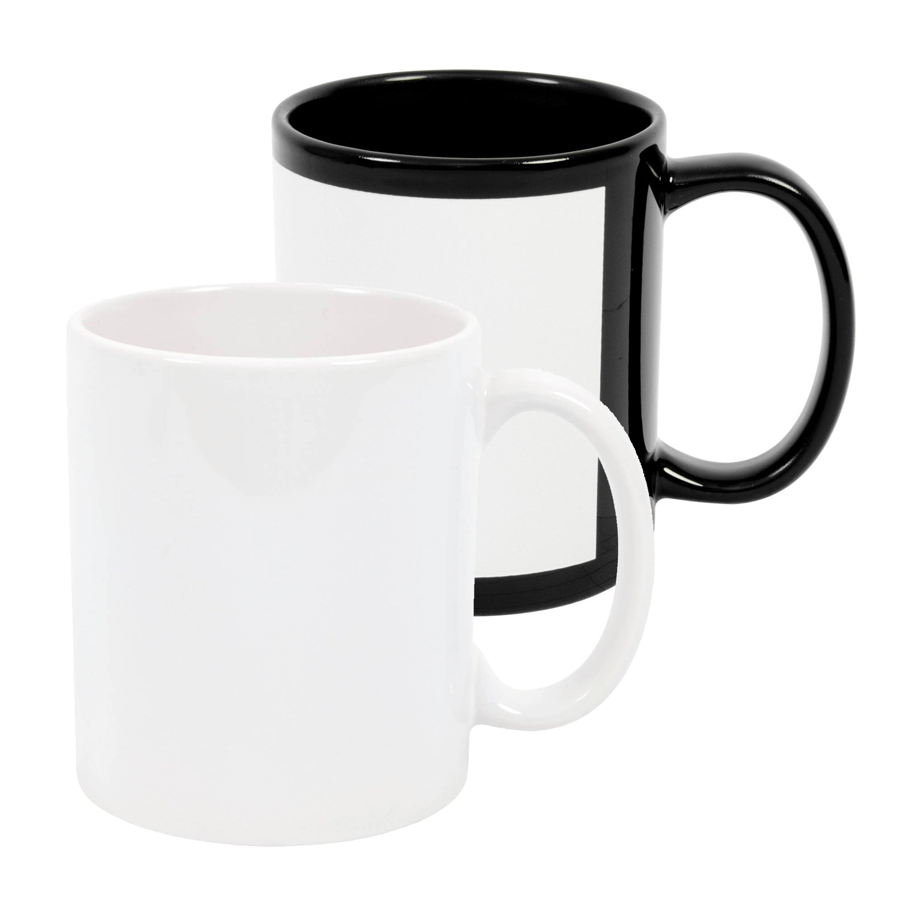 Orca, Orca 11oz Premium Ceramic Sublimation Mug - White and Black