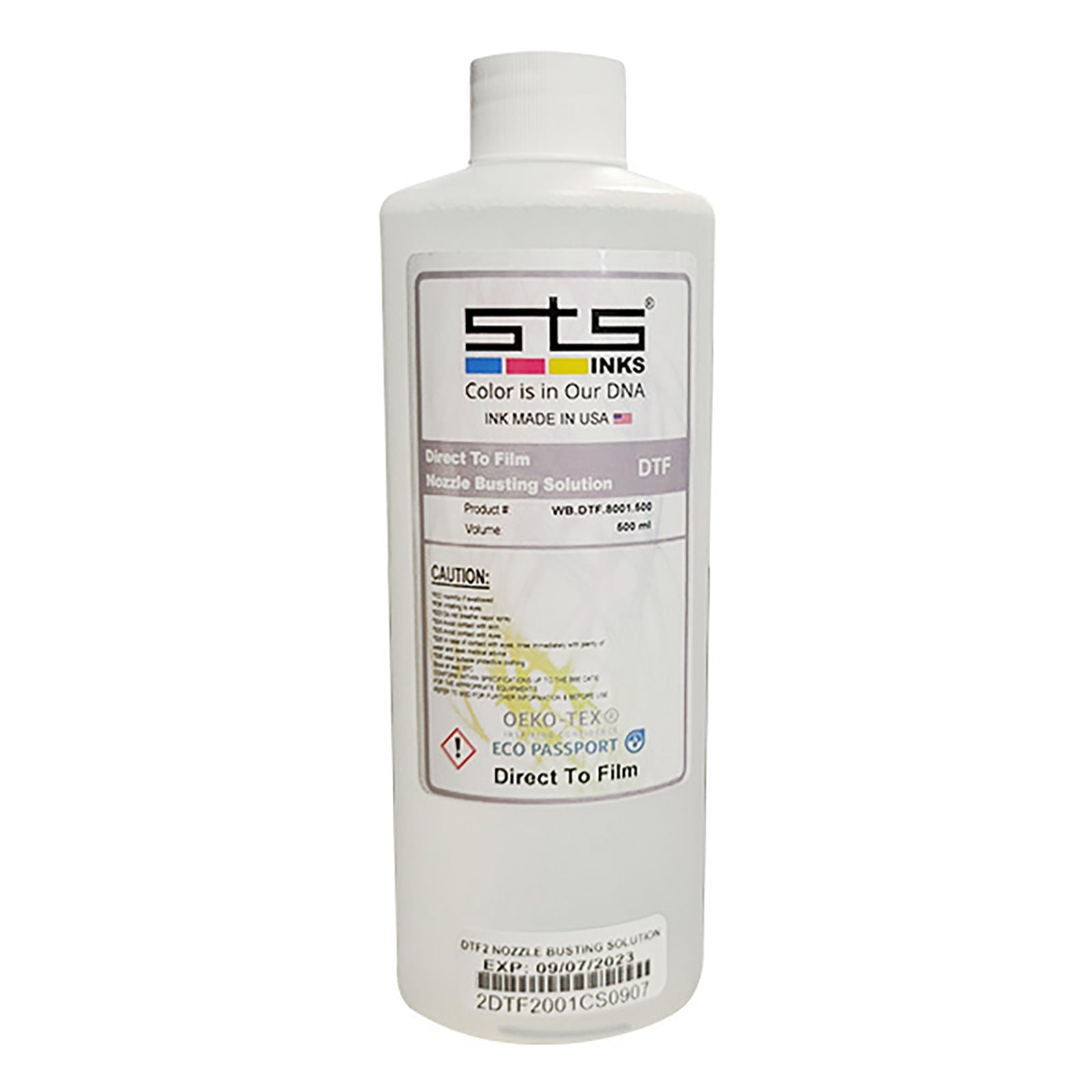 STS Ink, STS Direct to Film Nozzle Busting Solution 500ml