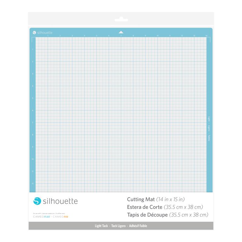 Silhouette, Silhouette Cameo Plus Cutting Mat 14" x 15" - Light Tack