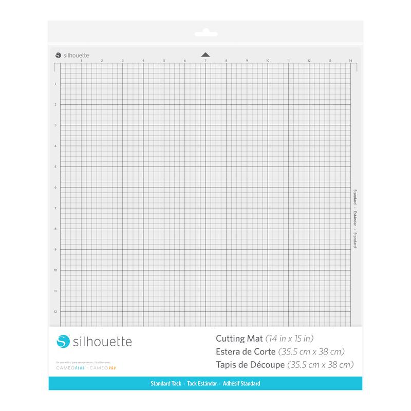 Silhouette, Silhouette Cameo Plus Cutting Mat 14" x 15" - Standard Tack